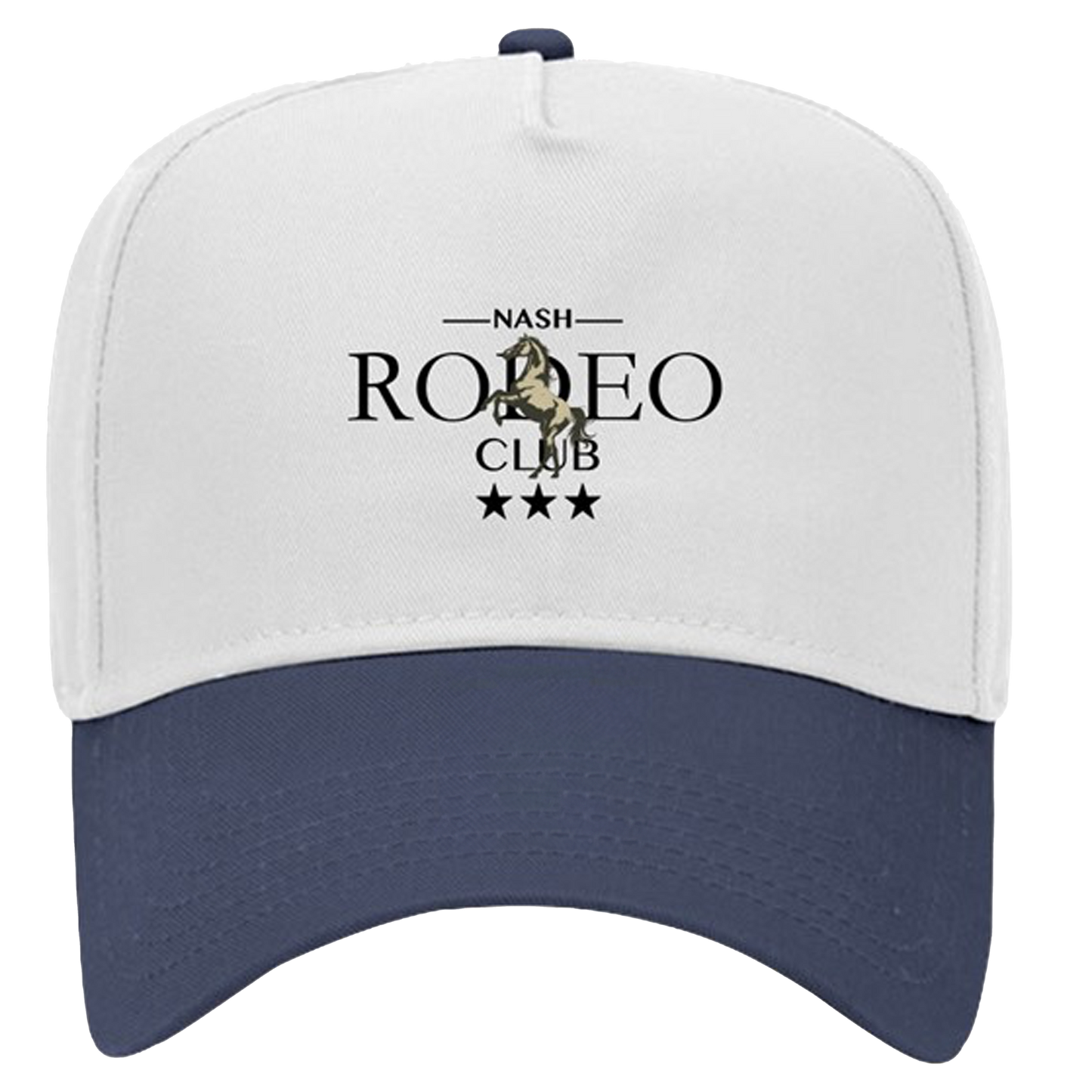 Club Hat White Navy