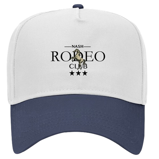 Club Hat White Navy